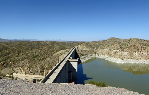 Top of  Elephant Butte Dam